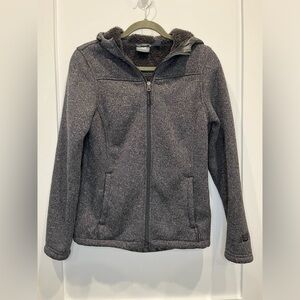 New Balance Sherpa Lined Hooded Fleece Jacket